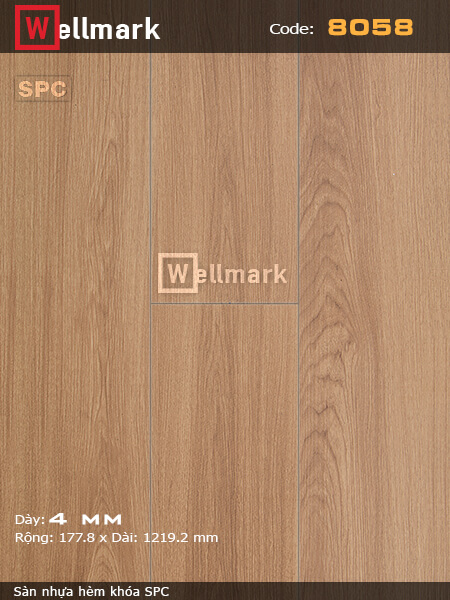 Sàn nhựa Wellmark 8058