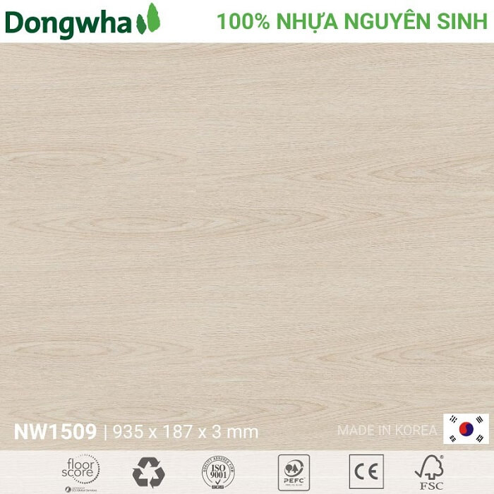 Sàn nhựa giả gỗ Dongwha NW1509