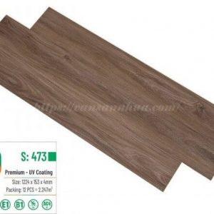 Sàn nhựa hèm khóa Glotex s473