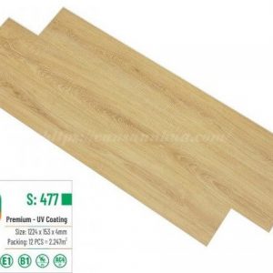 Sàn nhựa hèm khóa Glotex s477