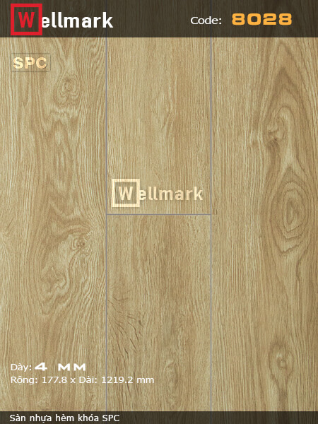 Sàn nhựa hèm khóa Wellmark 8028