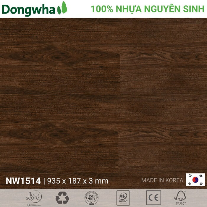 Sàn nhựa vân gỗ Dongwha NW1514