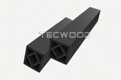 Trụ cột gỗ nhựa TecWood E120 - Black