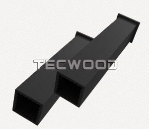 Trụ cột gỗ nhựa TecWood TWE102 - Black