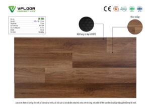 Sàn nhựa hèm khóa SPC Vfloor LK481