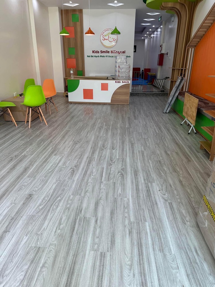 Hình ảnh công trình thực tế tại quận Đống Đa do Sàn Đẹp thi công