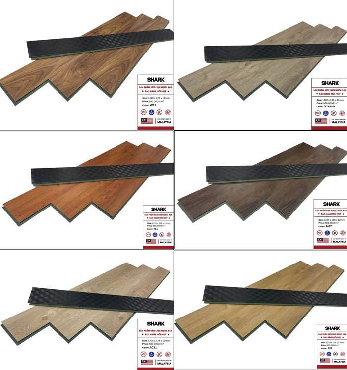 Sàn gỗ cốt xanh Shark