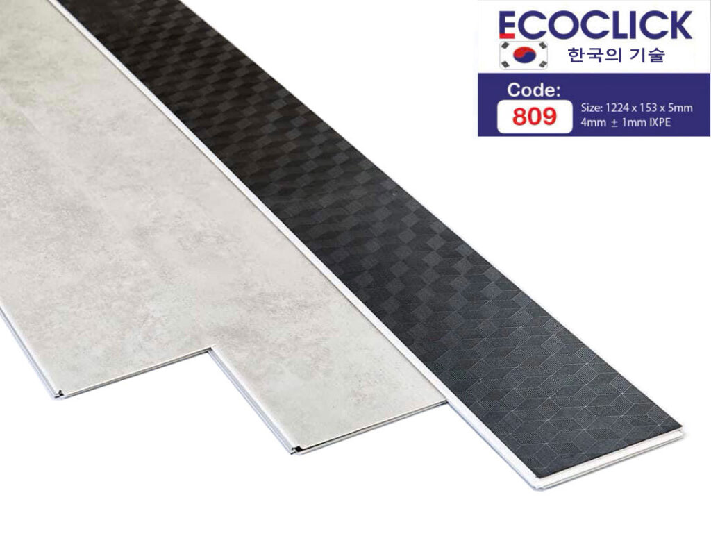 Sàn nhựa hèm khóa EcoClick 809
