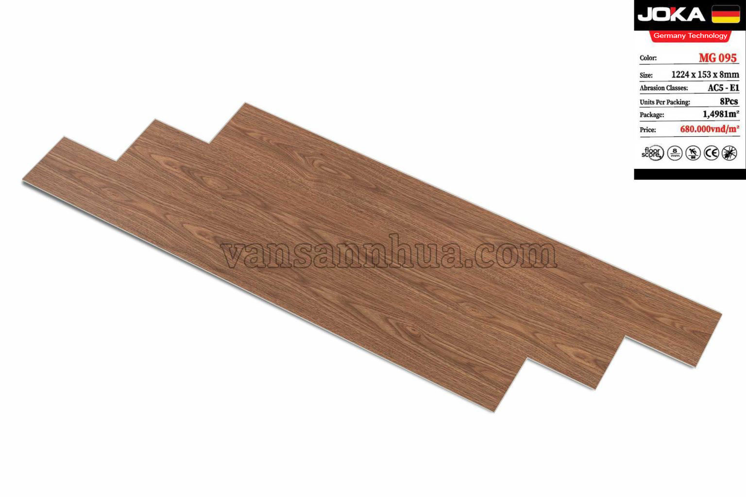Sàn nhựa hèm khóa JOKA MG 095