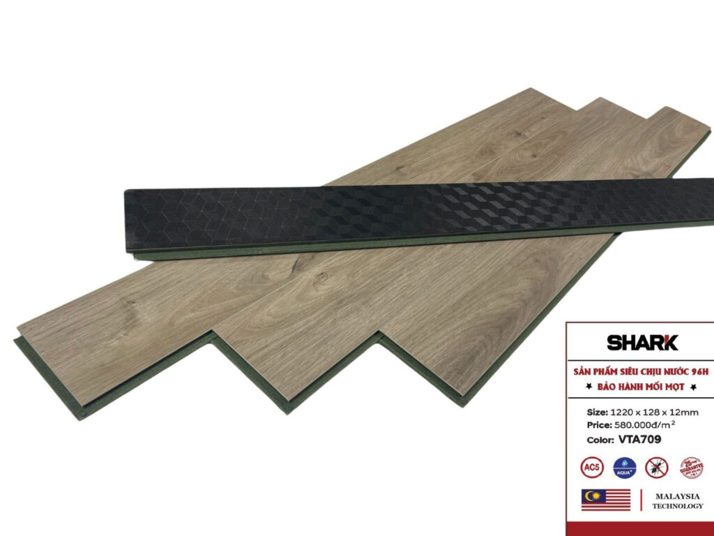 Sàn gỗ Shark cốt xanh VTA709