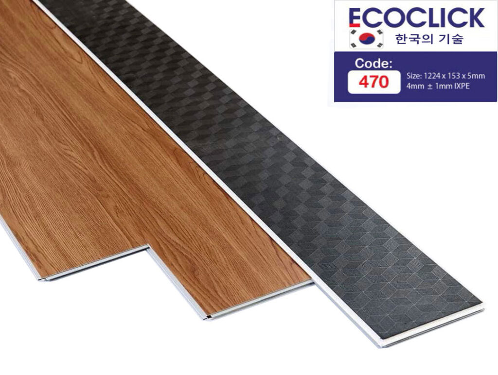 Sàn nhựa hèm khóa EcoClick 470