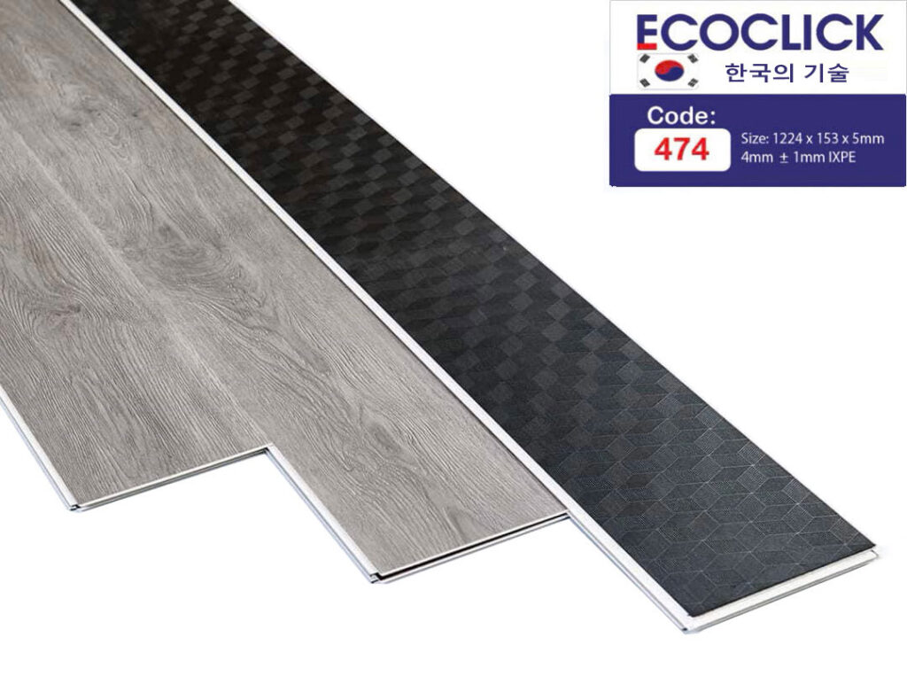 Sàn nhựa hèm khóa EcoClick 474