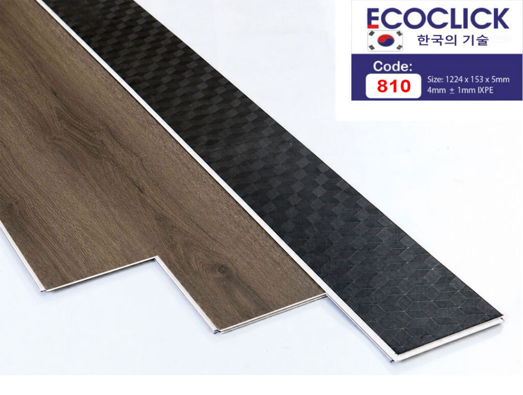 Sàn nhựa hèm khóa EcoClick 810