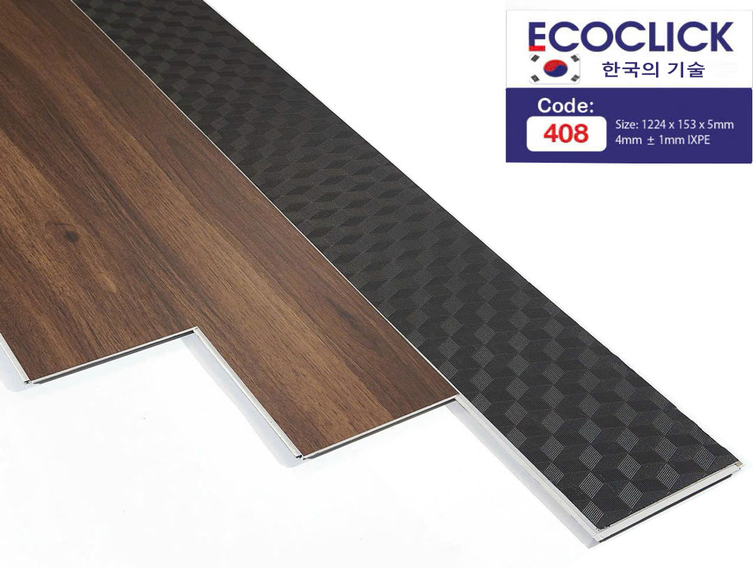 Sàn nhựa hèm khóa EcoClick 408