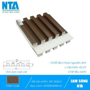 Tấm ốp lam 5 sóng cao NTA 5SC-8626-2