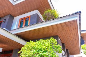 mẫu trần gỗ nhựa ngoài trời