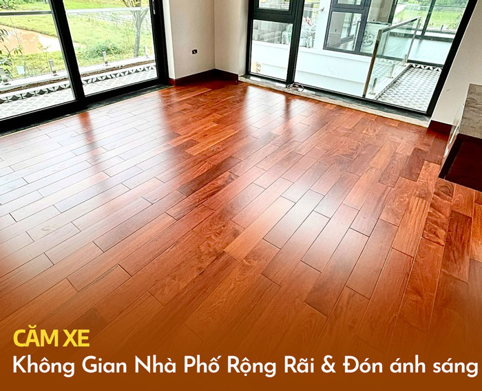 Ưu điểm của sàn tự nhiên Căm Xe