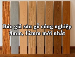 giá sàn gỗ công nghiệp