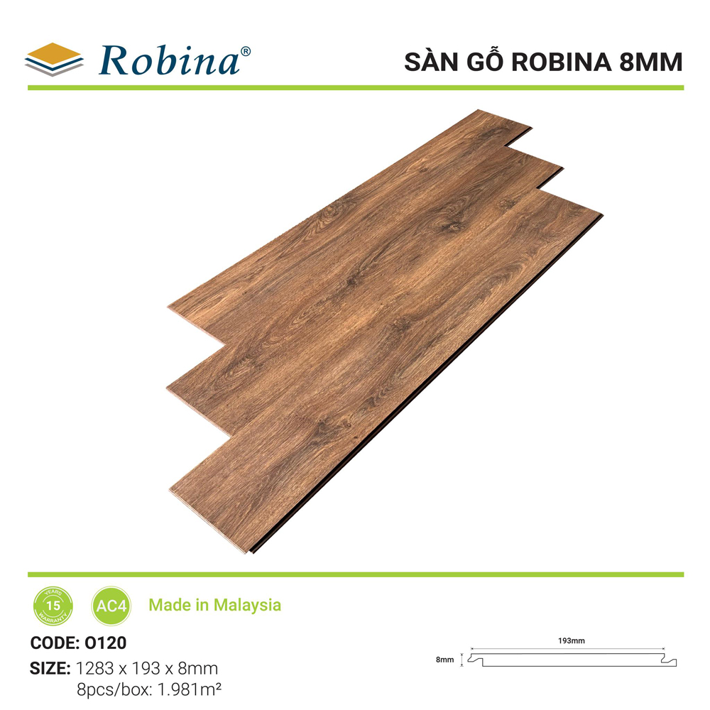 Sàn gỗ Robina O120