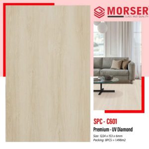 Sàn nhựa hèm khóa Morser SPC C601