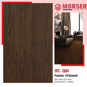 Sàn nhựa hèm khóa Morser SPC C604