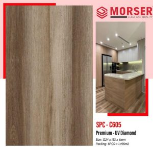 Sàn nhựa hèm khóa Morser SPC C605