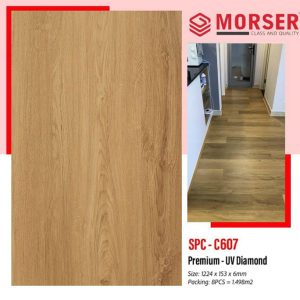 Sàn nhựa hèm khóa Morser SPC C607