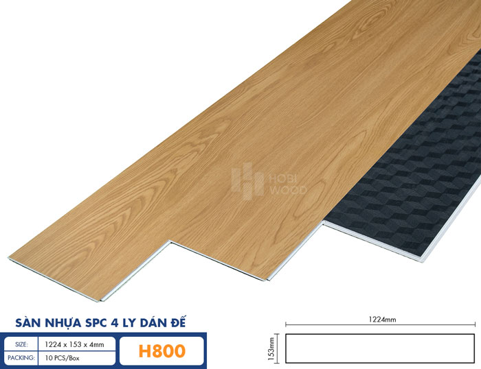 Sàn nhựa SPC Hobiwood H800