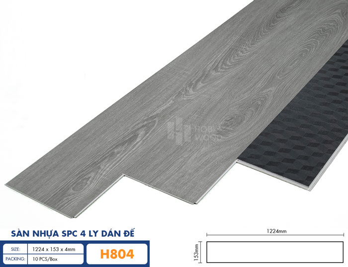 Sàn nhựa SPC Hobiwood H804