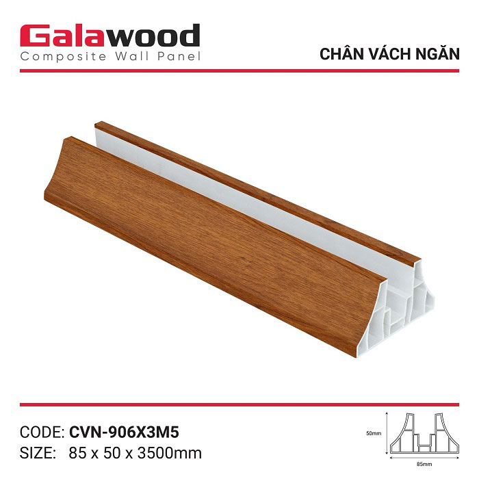 Chân đế vách nhựa ngăn phòng Galawood VN 906