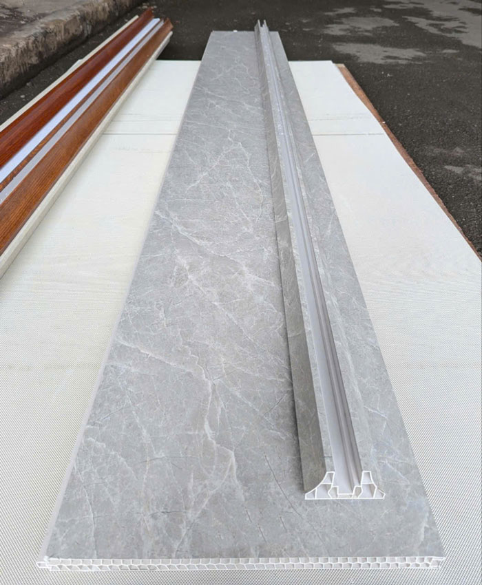 Mẫu vách ngăn nhựa giả đá ngăn phòng