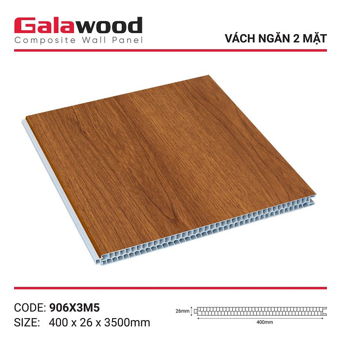 Vách nhựa ngăn phòng Galawood VN 906