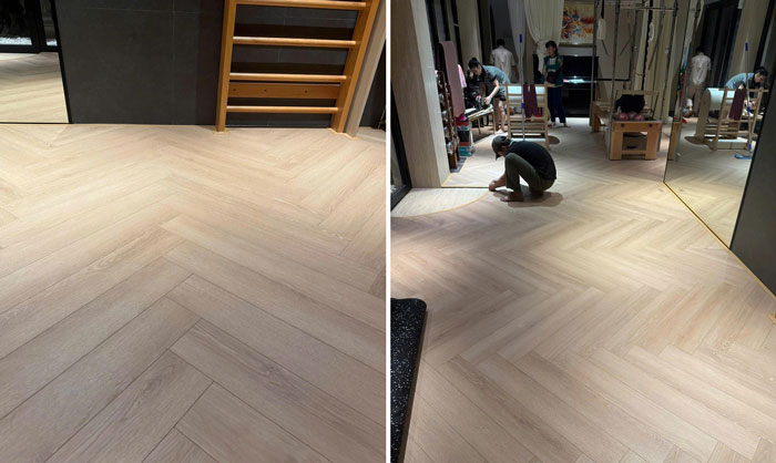 công trình lắp đặt sàn gỗ Malaysia