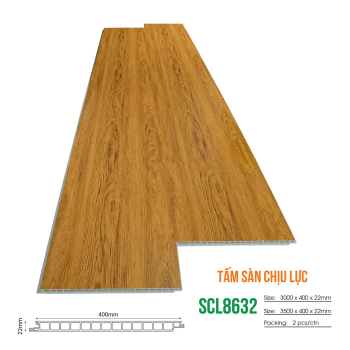 Sàn nhựa chịu lực Glotex SCL8632