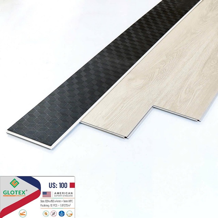 Sàn nhựa hèm khóa Glotex US100