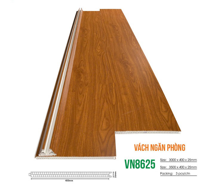 Vách nhựa ngăn phòng Glotex VN8625