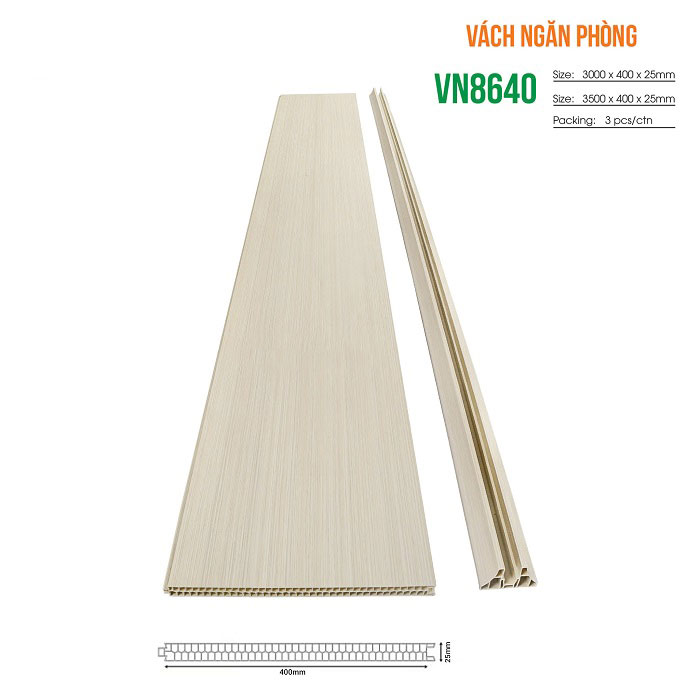 Vách nhựa ngăn phòng Glotex VN8640