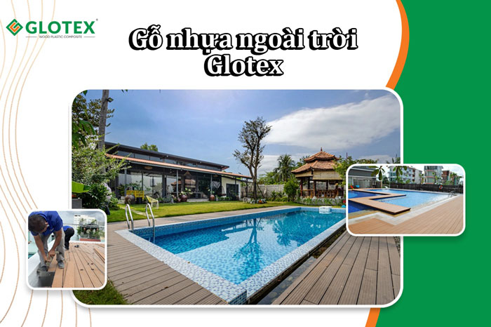 gỗ nhựa ngoài trời Glotex