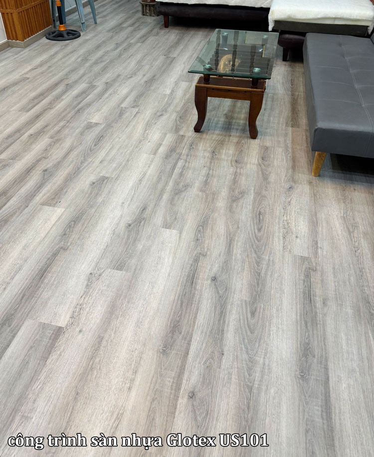 công trình sàn nhựa Glotex