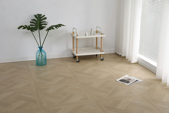 Mẫu sàn gỗ hoa văn vuông