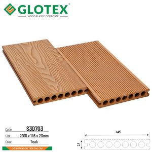 Sàn gỗ nhựa ngoài trời Glotex S3D703