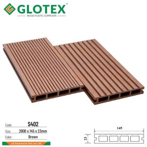 Sàn gỗ nhựa ngoài trời Glotex S402