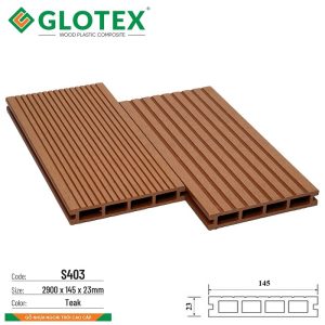 Sàn gỗ nhựa ngoài trời Glotex S403
