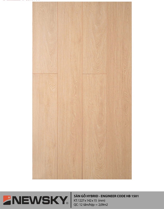 sàn gỗ Plywood màu vàng sáng tự nhiên