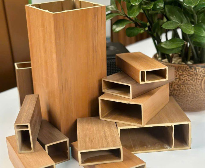 Thanh lam gỗ nhựa ngoài trời phủ ASA