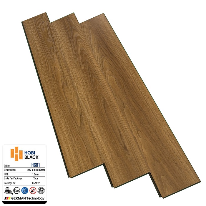 Sàn gỗ Hobi Black H681