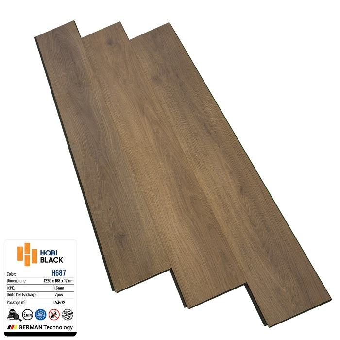 Sàn gỗ Hobi Black H687
