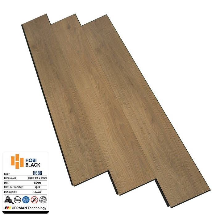 Sàn gỗ Hobi Black H688