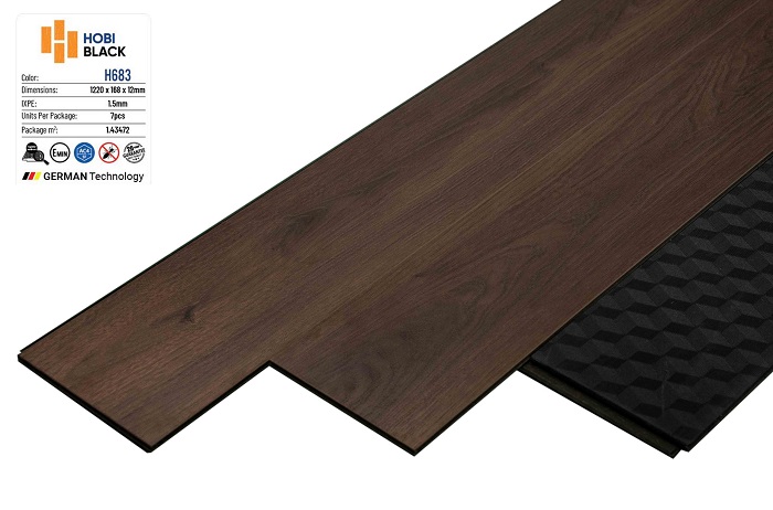 Sàn gỗ Hobi Black H683