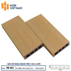 Sàn gỗ nhựa ngoài trời Hobiwood HB 463